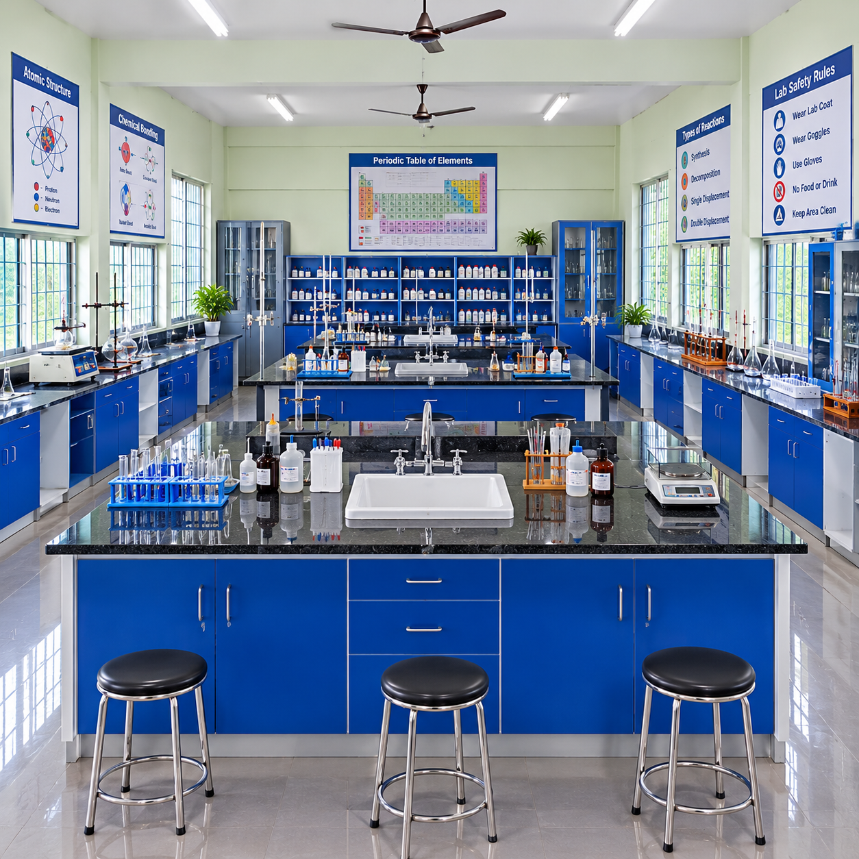 Chemistry Lab at Sarvodaya Public School